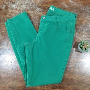 (SOLD) Old Navy The Rock Star Green Skinny Jeans